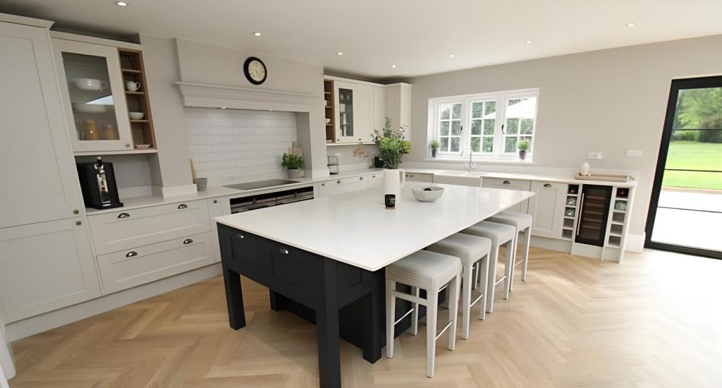 Herringbone LVT Installation – Private Residence, Danbury